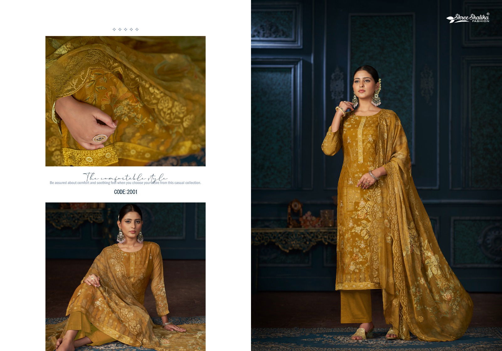 Hoor Vol 2 By Shree Shalika Organza Jacquard Printed Salwar Kameez Wholesale Online
